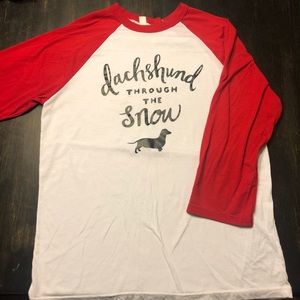 Winter/Christmas 3/4 length tee